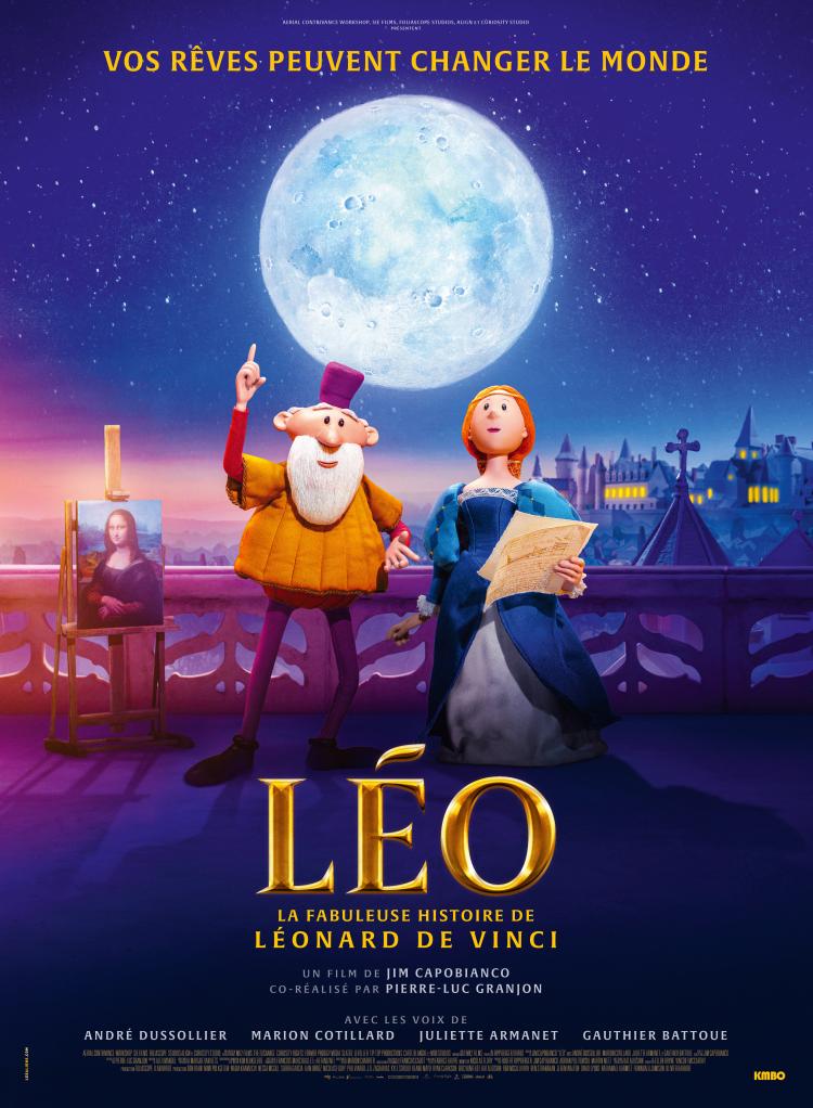 Affiche du film - Léo, la fabuleuse histoire de Léonard de Vinci