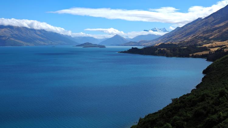 Photo d'une île de Nouvelle-Zélande