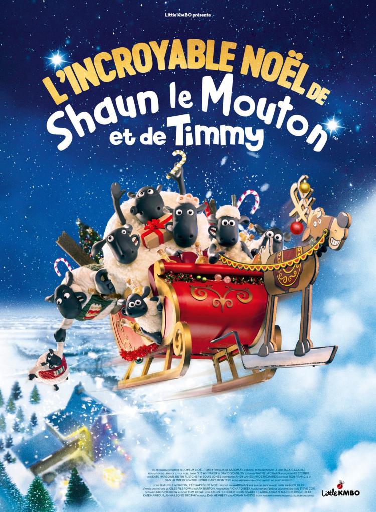 Affiche du film L'incroyable Noël de Shaun le mouton