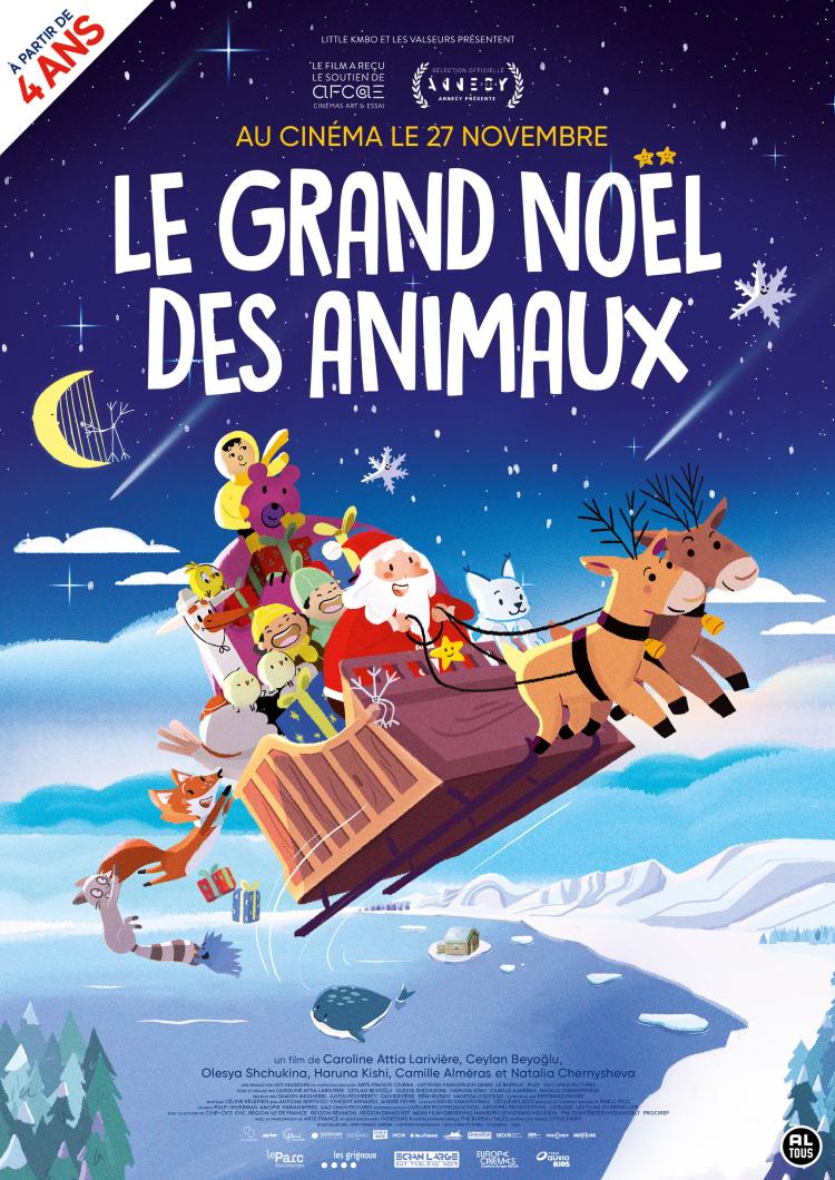 affiche du film - grand noel des animaux 